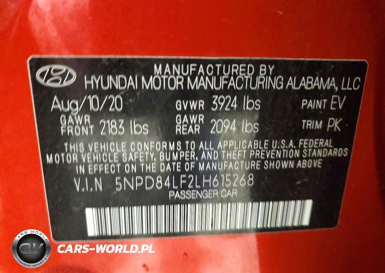 2021 Hyundai Elantra VIN:5NPD84LF2LH615268 - 12
