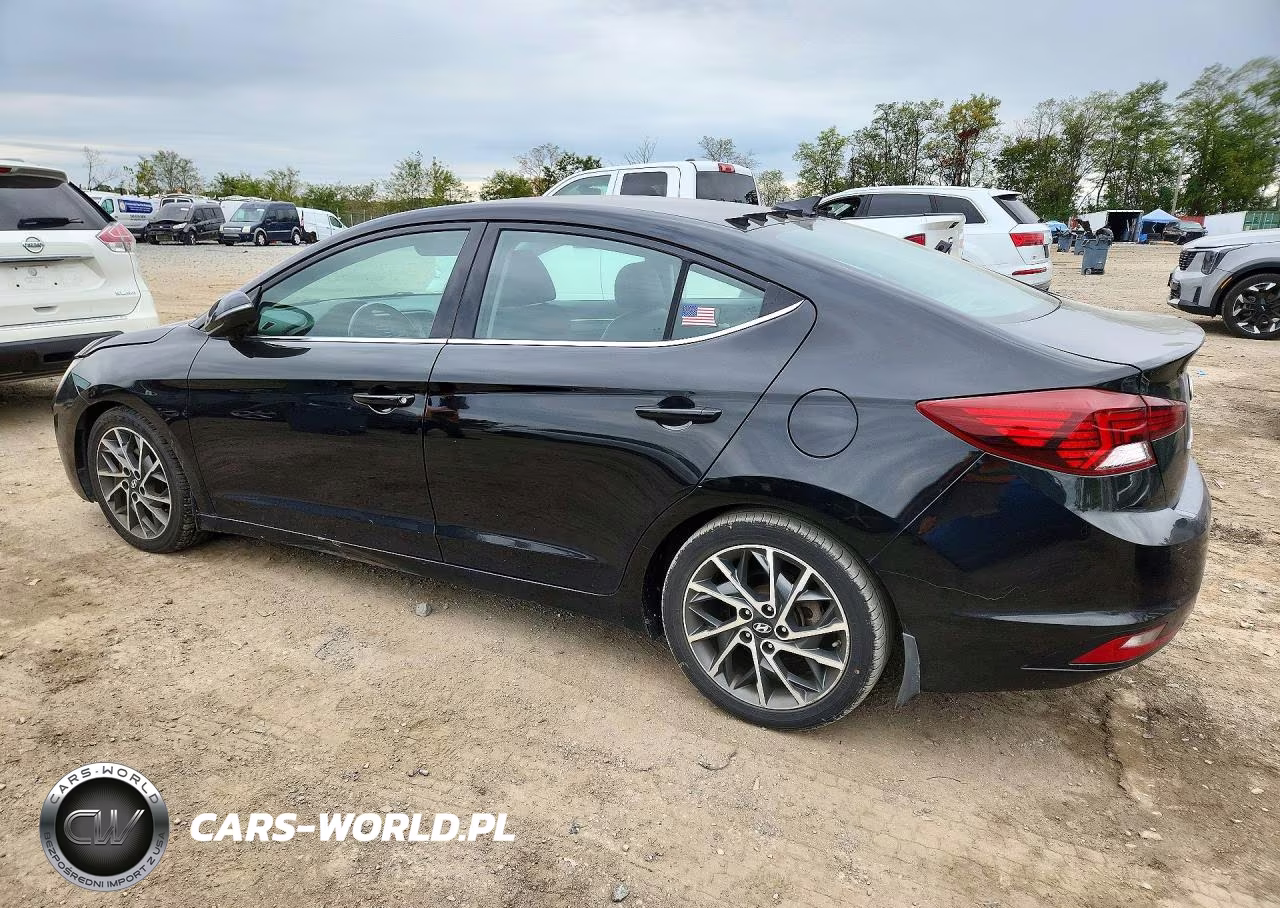 2019 Hyundai Elantra Limited VIN:5NPD84LF1KH475602 - 2