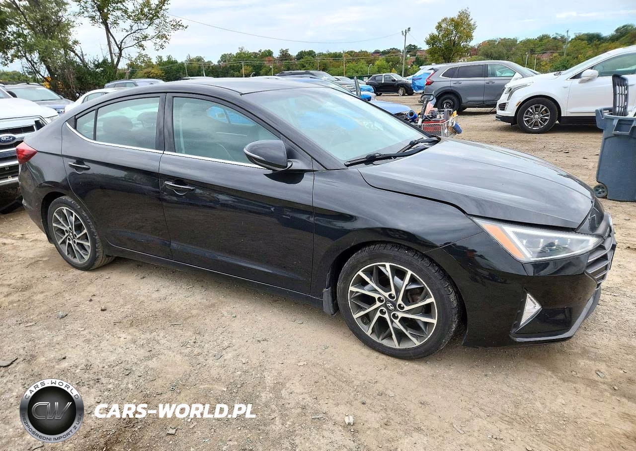 2019 Hyundai Elantra Limited VIN:5NPD84LF1KH475602 - 4