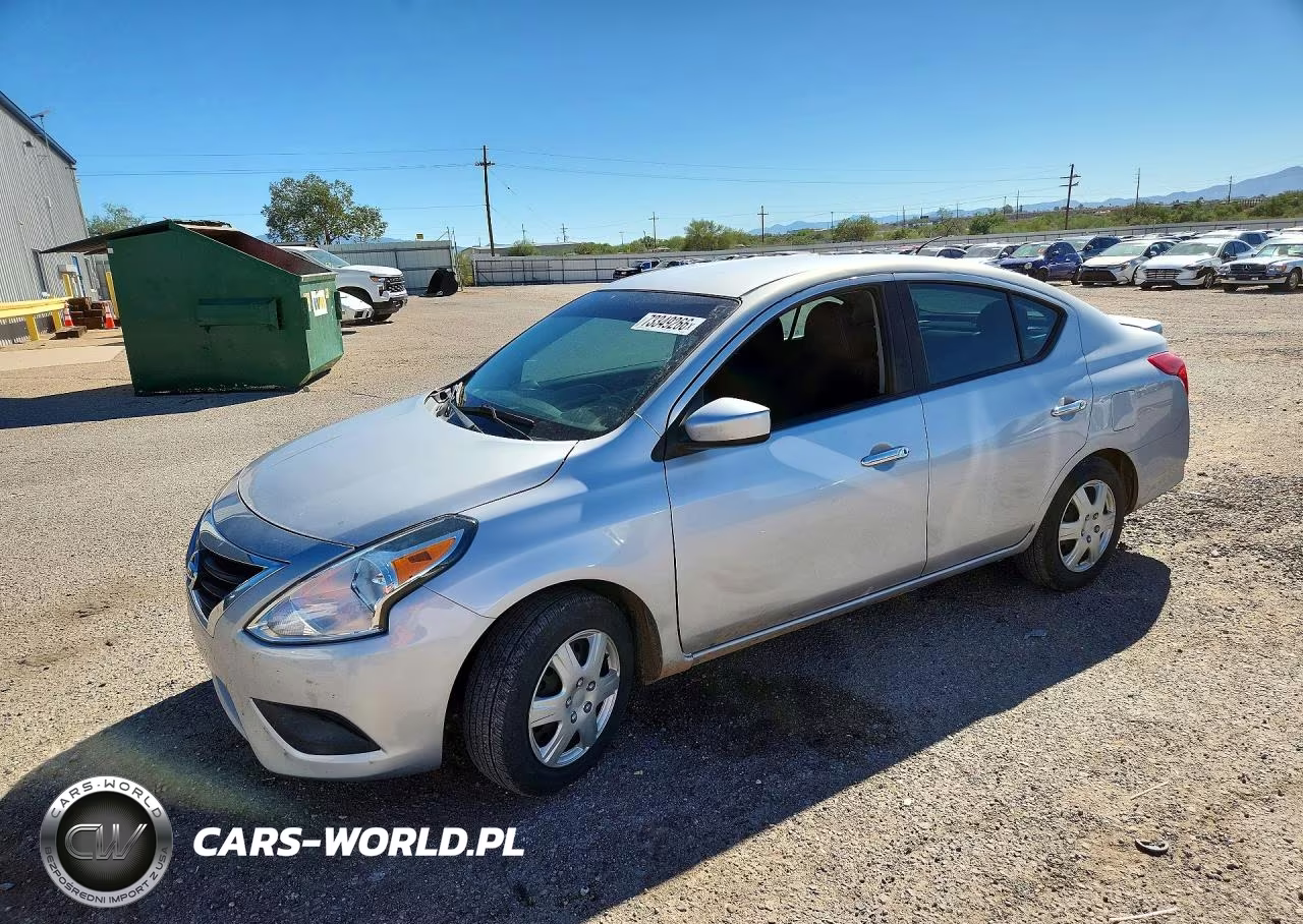 2019 Nissan Versa Sv VIN:3N1CN7AP5KL865283 - 1
