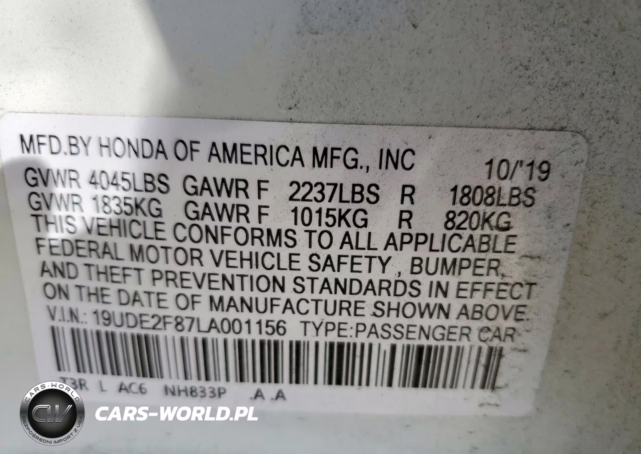 2020 Acura Ilx Premium A-Spec VIN:19UDE2F87LA001156 - 13