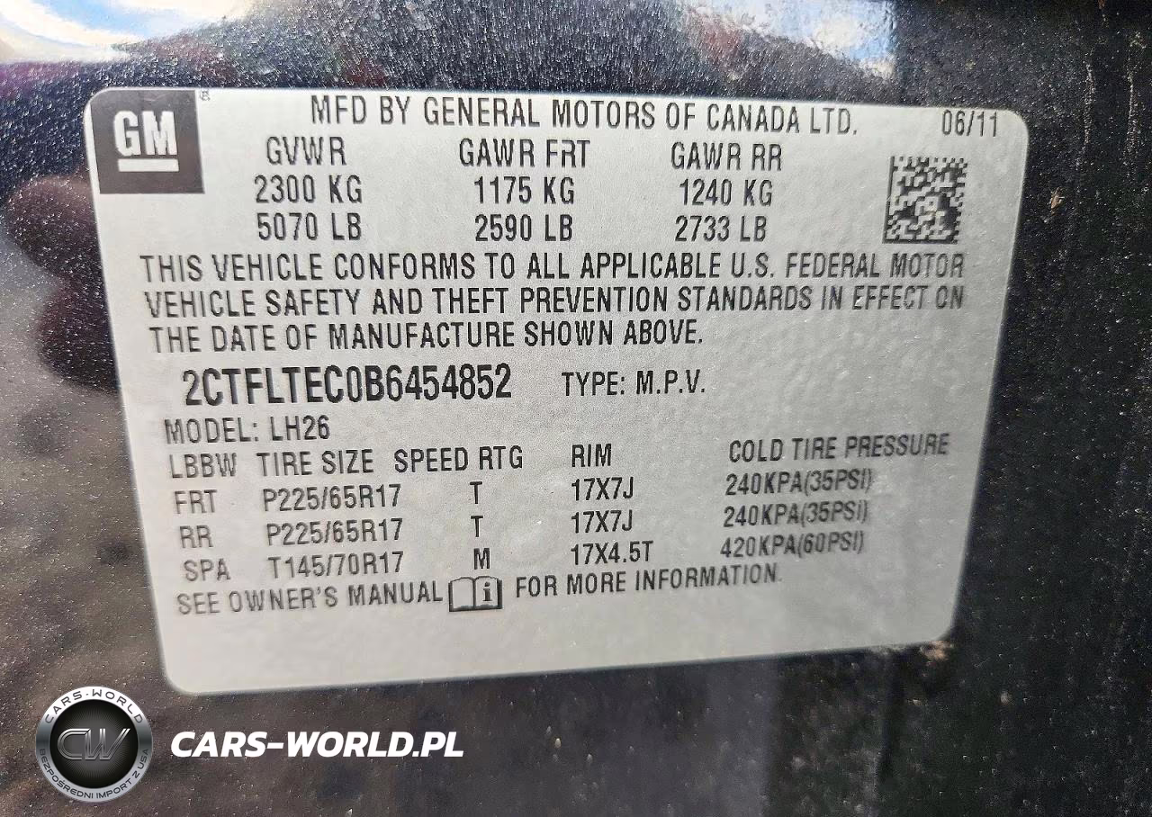 2011 GMC Terrain Sle VIN:2CTFLTEC0B6454852 - 13