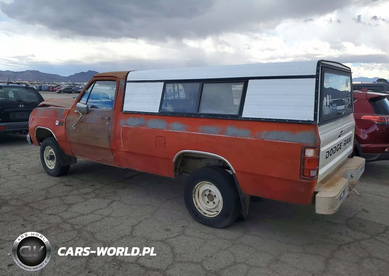 1983 Dodge W-Series W150 VIN:1B7HW14H7DS503929 - 2