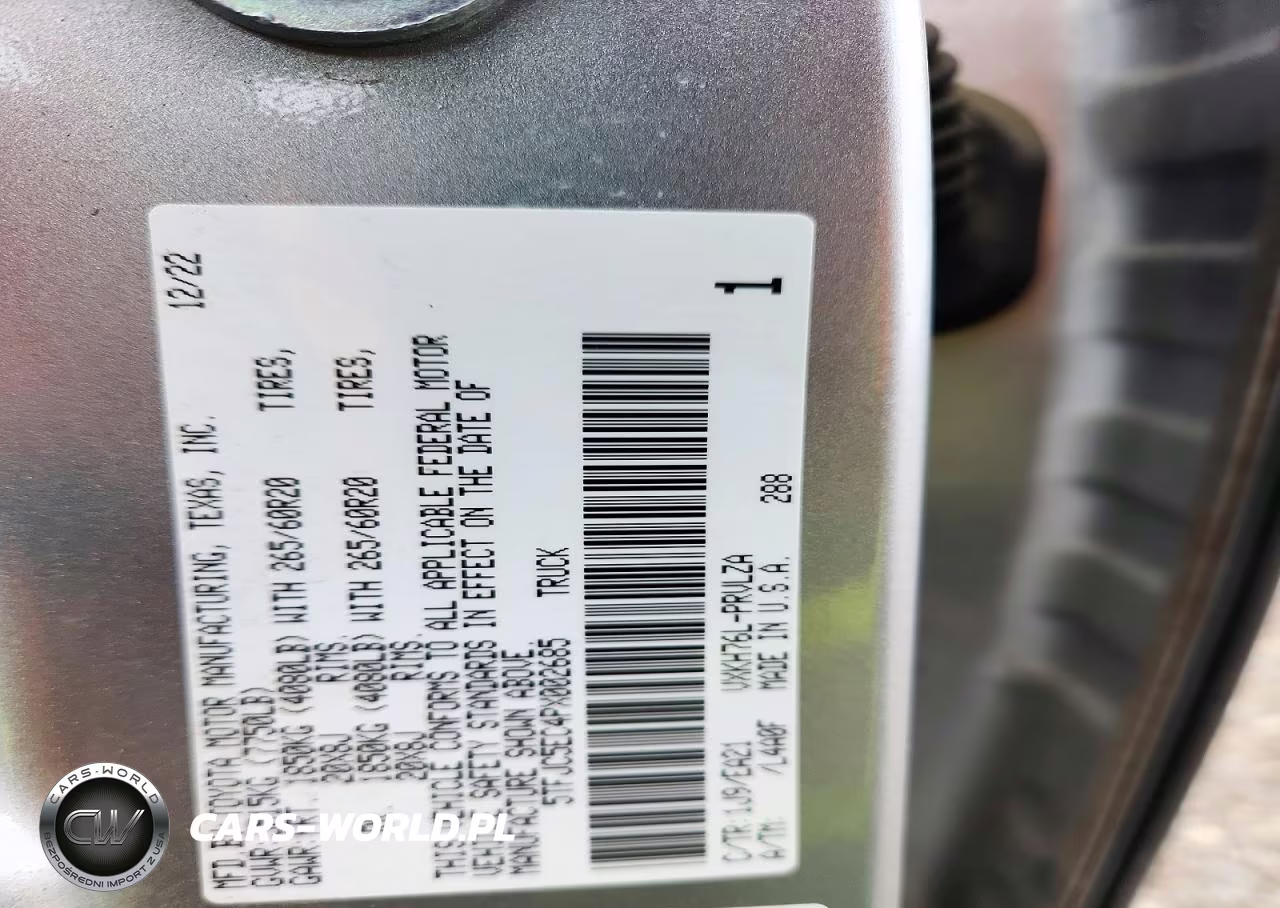 2023 Toyota Tundra Crewmax Limited VIN:5TFJC5EC4PX002685 - 12