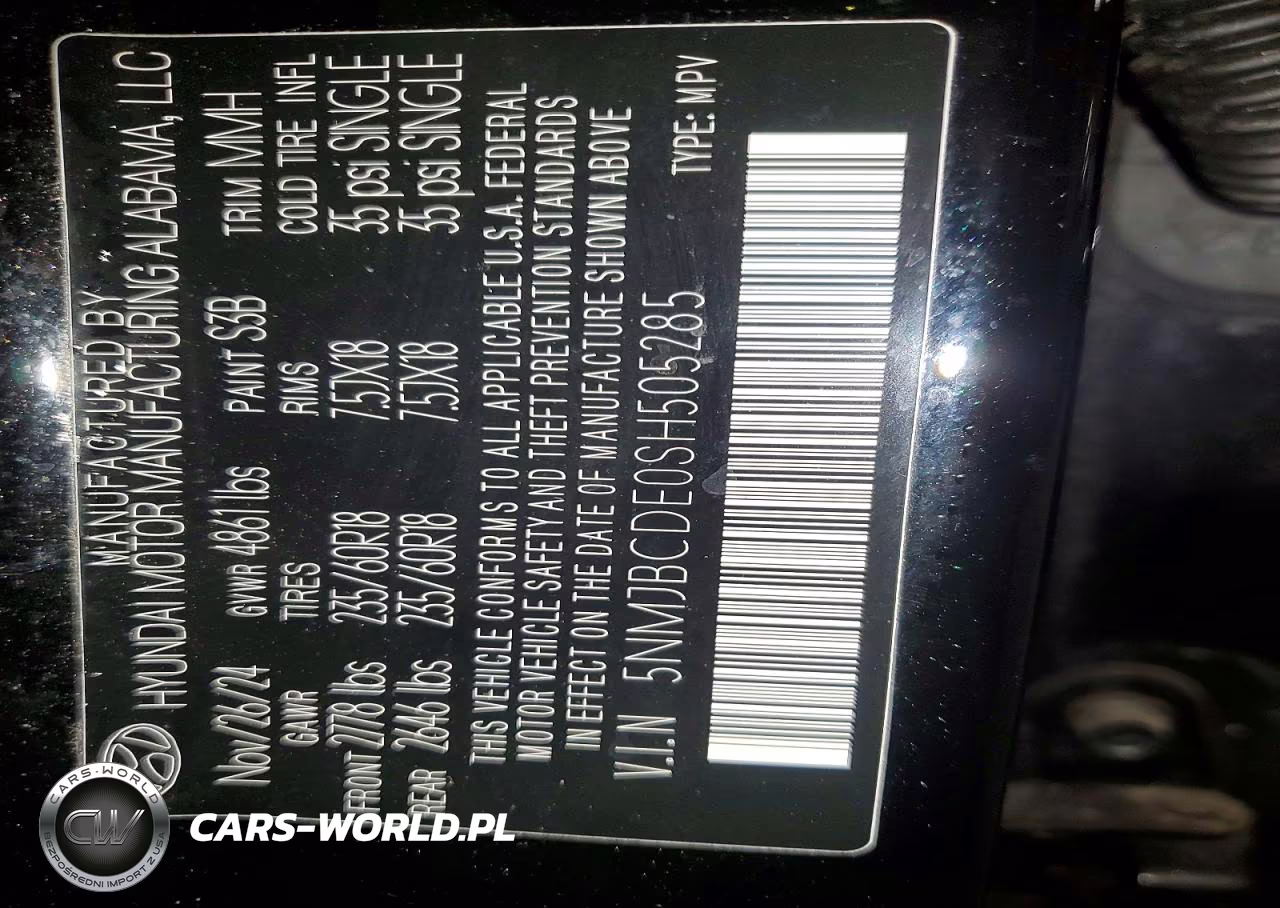 2025 Hyundai Tucson Sel VIN:5NMJBCDE0SH505285 - 13
