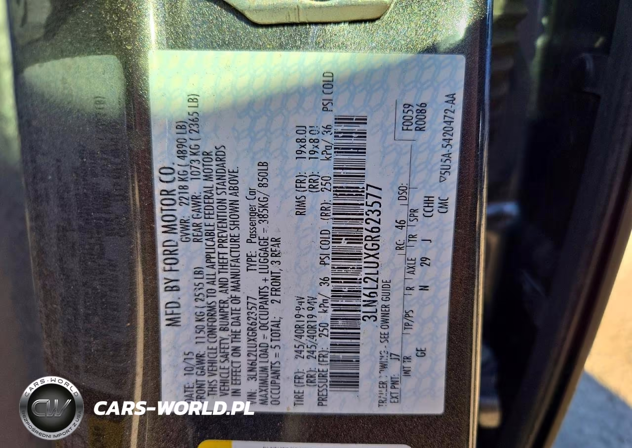 2016 Lincoln Mkz Hybrid VIN:3LN6L2LUXGR623577 - 13