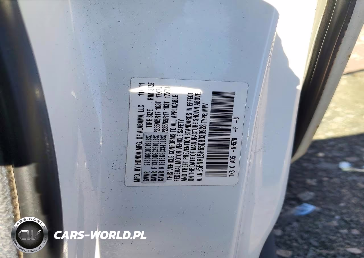 2012 Honda Odyssey Exl VIN:5FNRL5H65CB030928 - 13