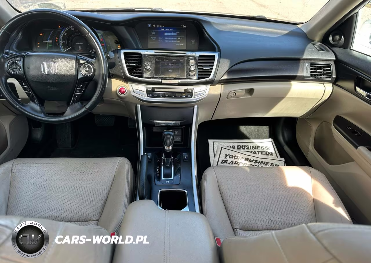 2015 Honda Accord Hybrid Ex-L VIN:1HGCR6F51FA012803 - 9