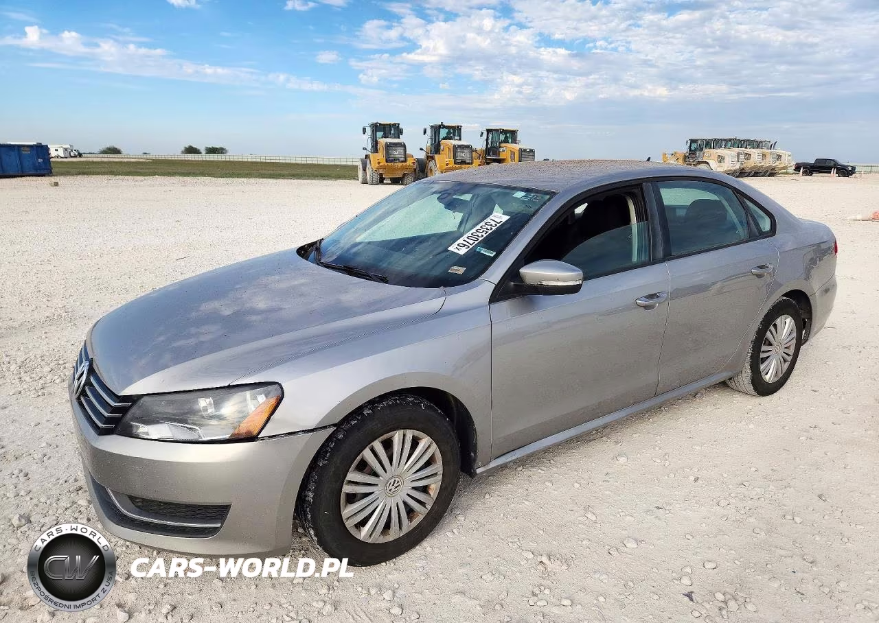 2014 Volkswagen Passat S VIN:1VWAS7A33EC052824 - 1