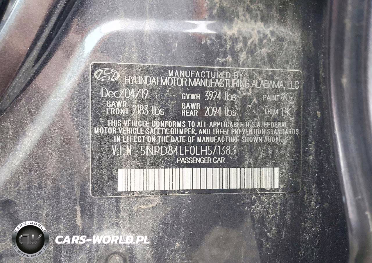 2020 Hyundai Elantra Sel VIN:5NPD84LF0LH571383 - 12