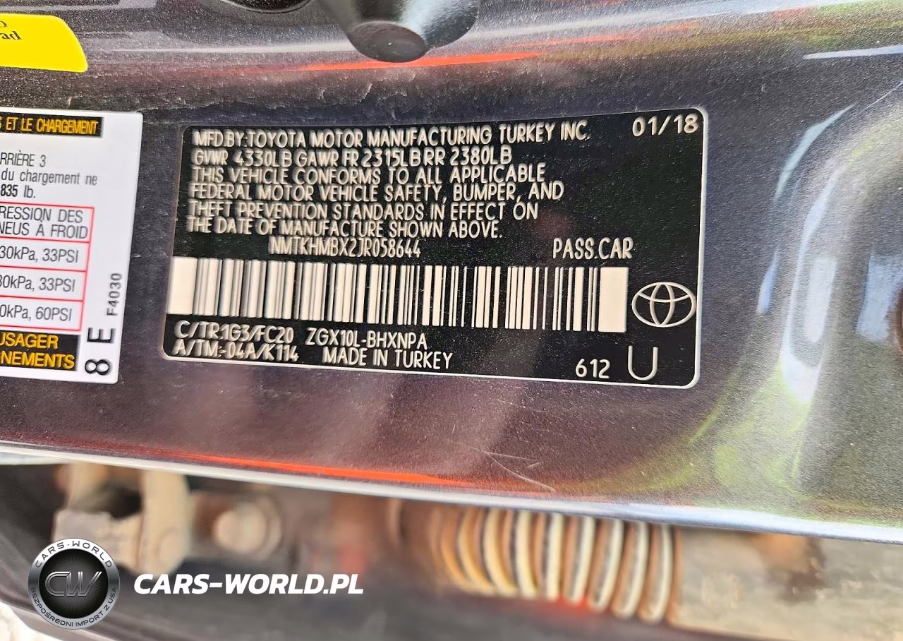 2018 Toyota C-Hr Xle VIN:NMTKHMBX2JR058644 - 13