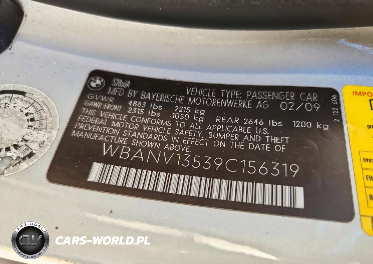 2009 BMW 528 Xi VIN:WBANV13539C156319 - 12