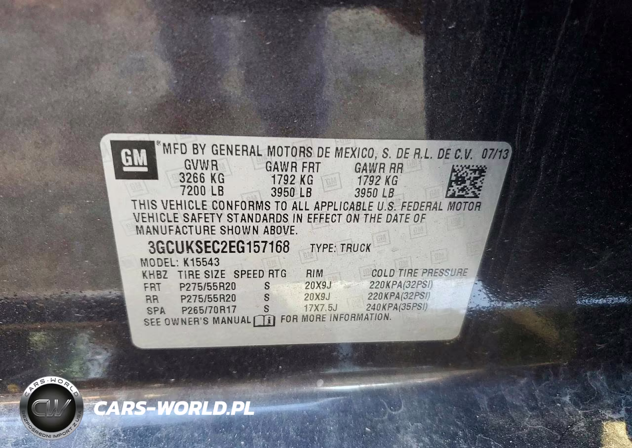 2014 Chevrolet Silverado K1500 Ltz VIN:3GCUKSEC2EG157168 - 12