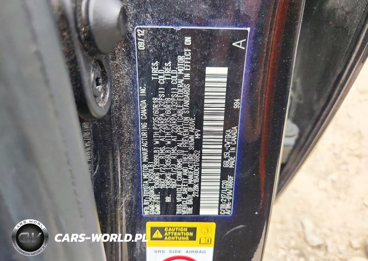 2013 Lexus Rx 350 Base VIN:2T2BK1BAXDC176852 - 13
