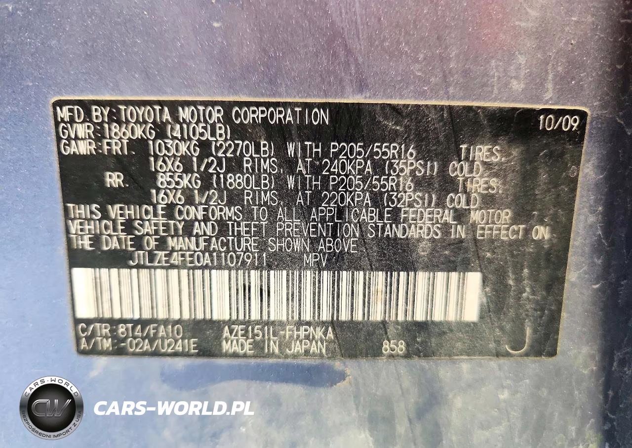 2010 Scion Xb Base VIN:JTLZE4FE0A1107911 - 13
