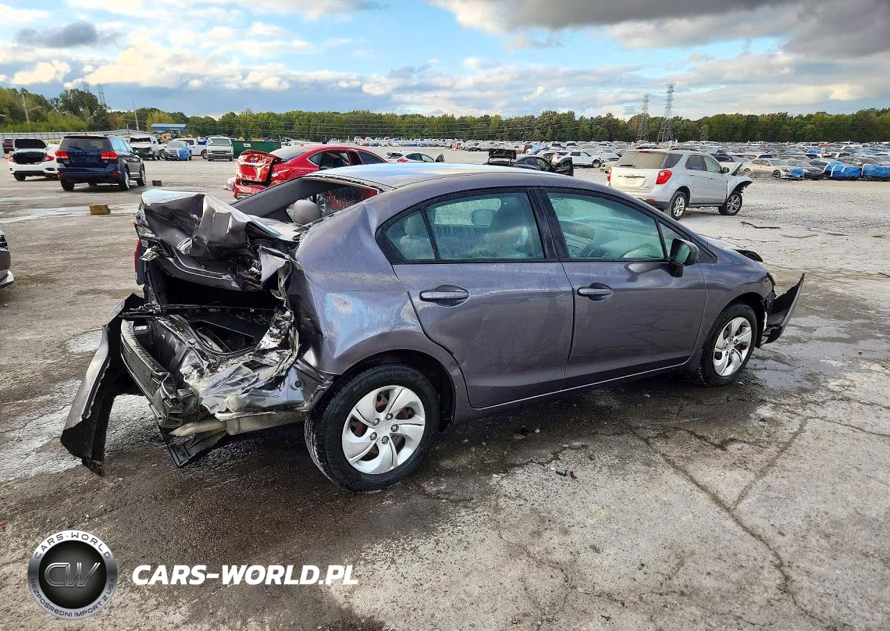 2015 Honda Civic Lx VIN:19XFB2F57FE704960 - 3