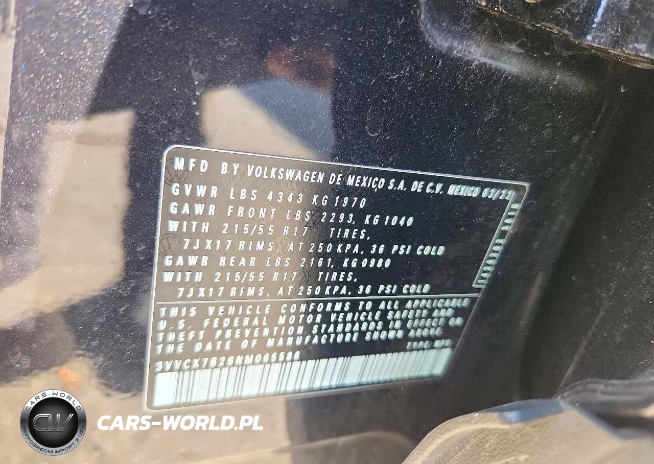 2022 Volkswagen Taos S VIN:3VVCX7B28NM065586 - 13