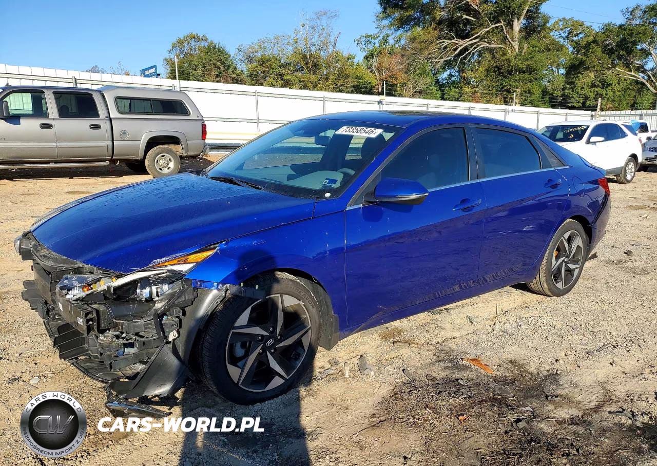 2022 Hyundai Elantra Sel VIN:KMHLN4AG2NU317968 - 1