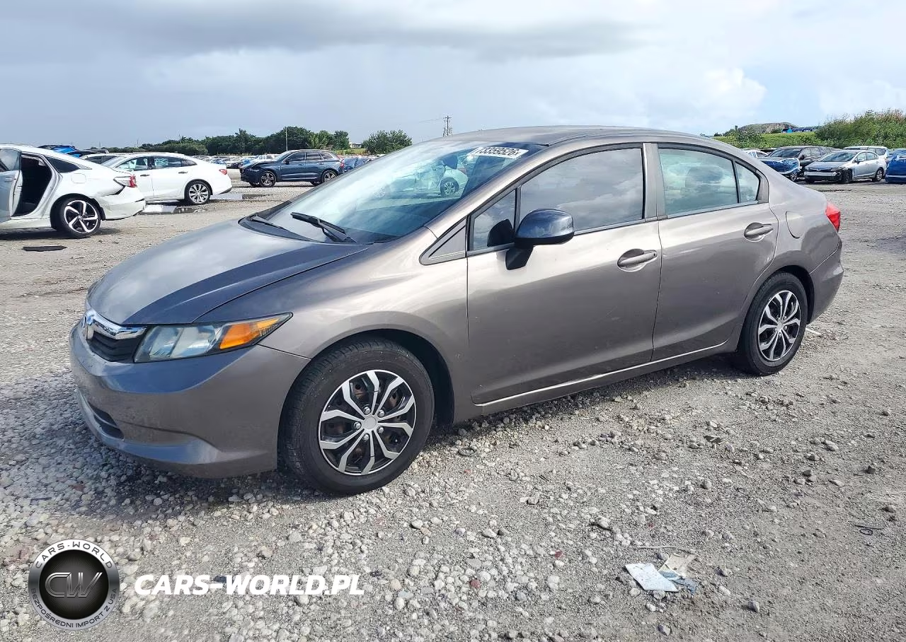 2012 Honda Civic Lx VIN:19XFB2F56CE082959 - 1