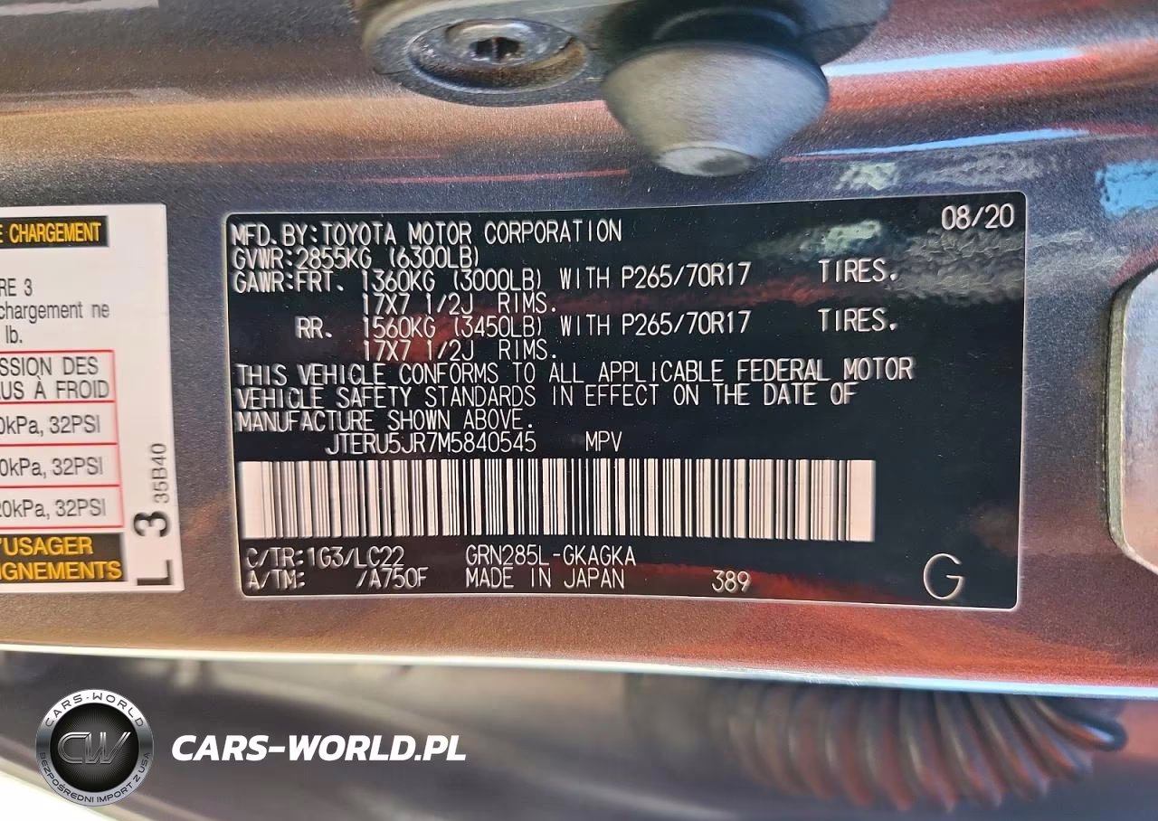 2021 Toyota 4Runner Trd Off-Road Premium VIN:JTERU5JR7M5840545 - 14