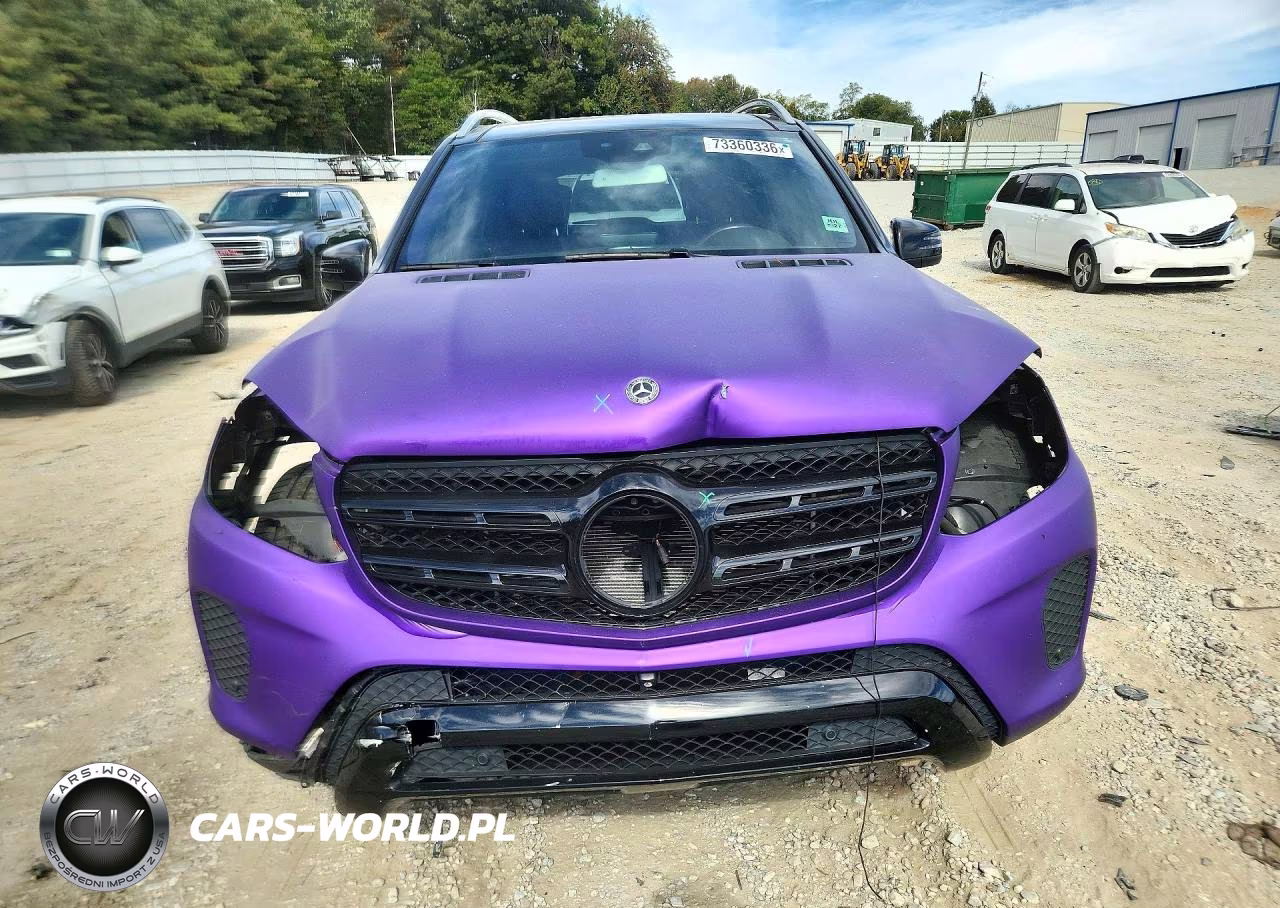 2017 Mercedes-Benz Gls 450 4Matic VIN:4JGDF6EE3HA963502 - 5