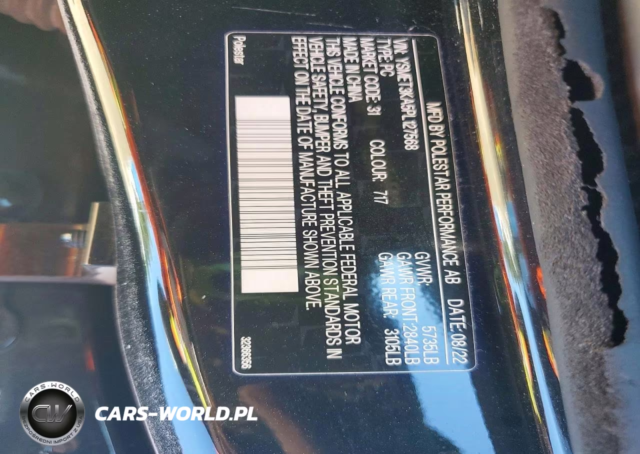 2023 Polestar 2 VIN:YSMET3KA5PL127568 - 12