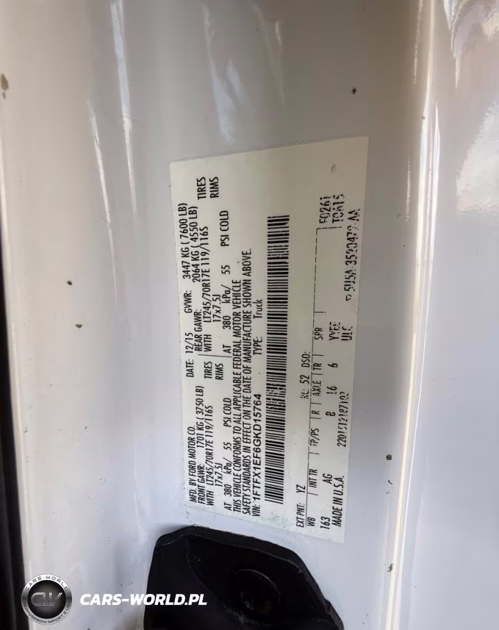 2016 Ford F150 Super Cab VIN:1FTFX1EF6GKD15764 - 10