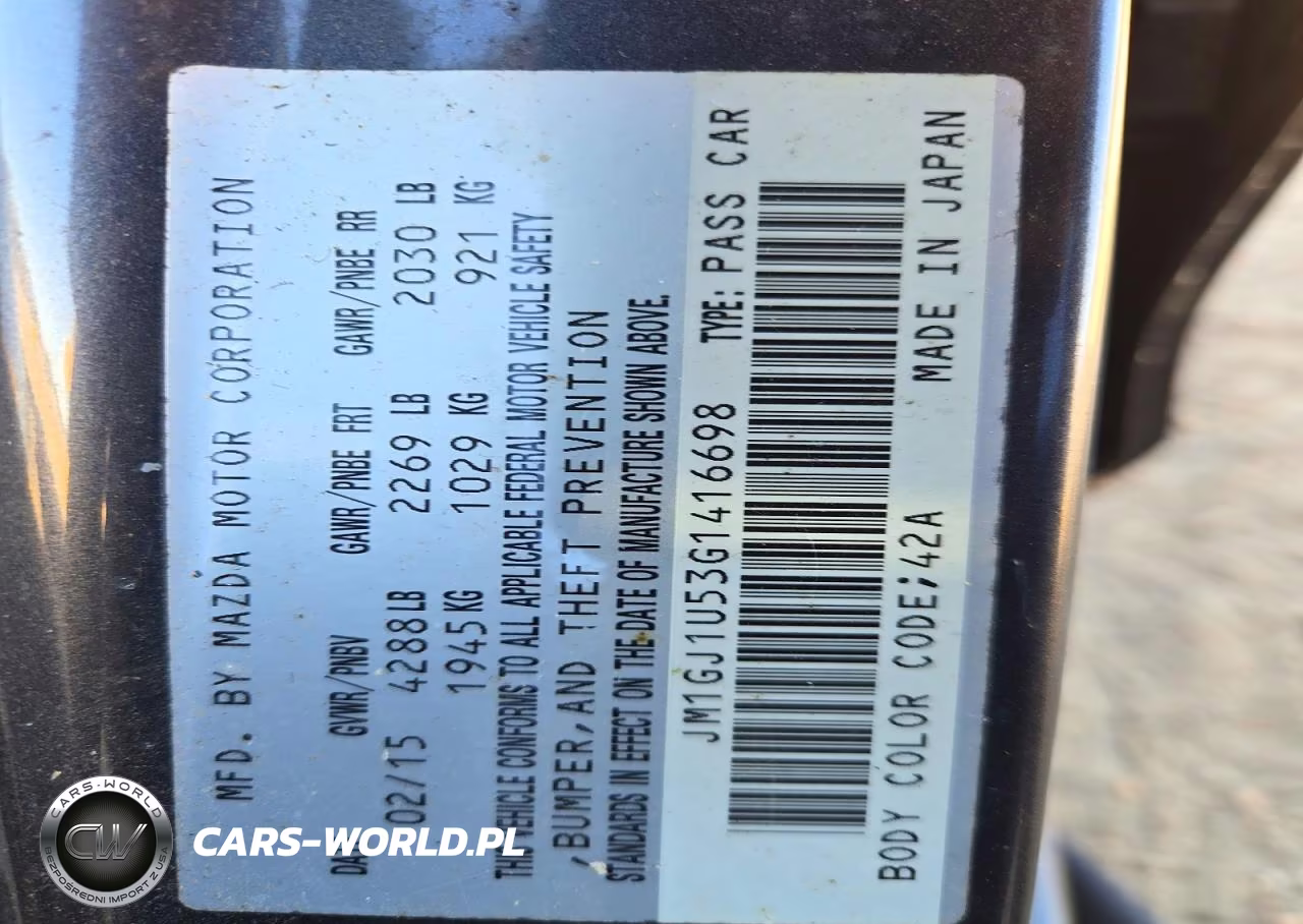 2016 Mazda 6 Sport VIN:JM1GJ1U53G1416698 - 12