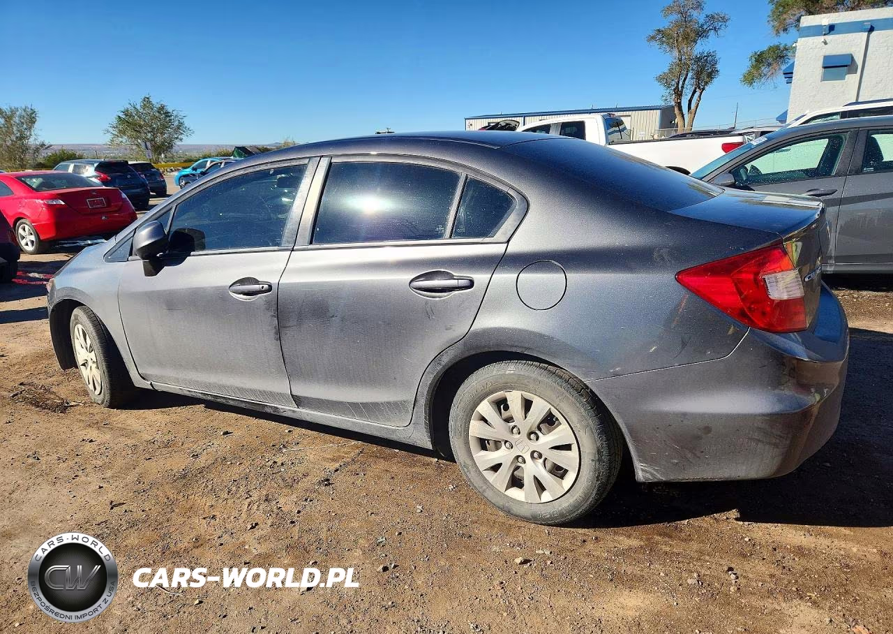 2012 Honda Civic Lx VIN:19XFB2F51CE331362 - 2
