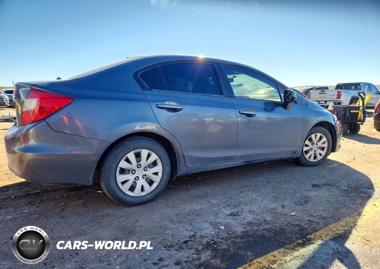 2012 Honda Civic Lx VIN:19XFB2F51CE331362 - 3