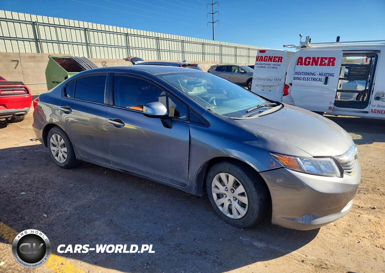2012 Honda Civic Lx VIN:19XFB2F51CE331362 - 4