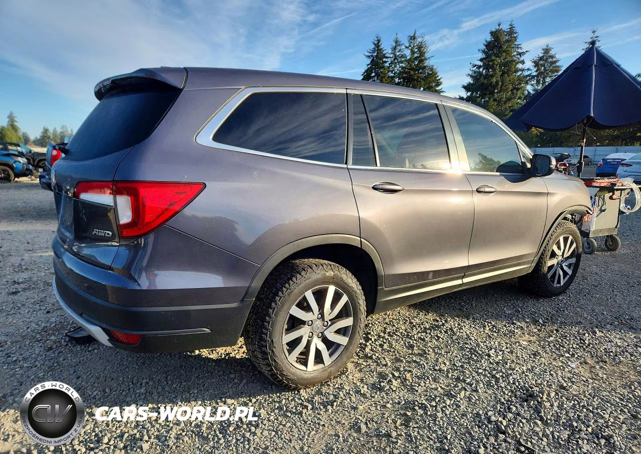 2022 Honda Pilot Exl VIN:5FNYF6H5XNB002321 - 3