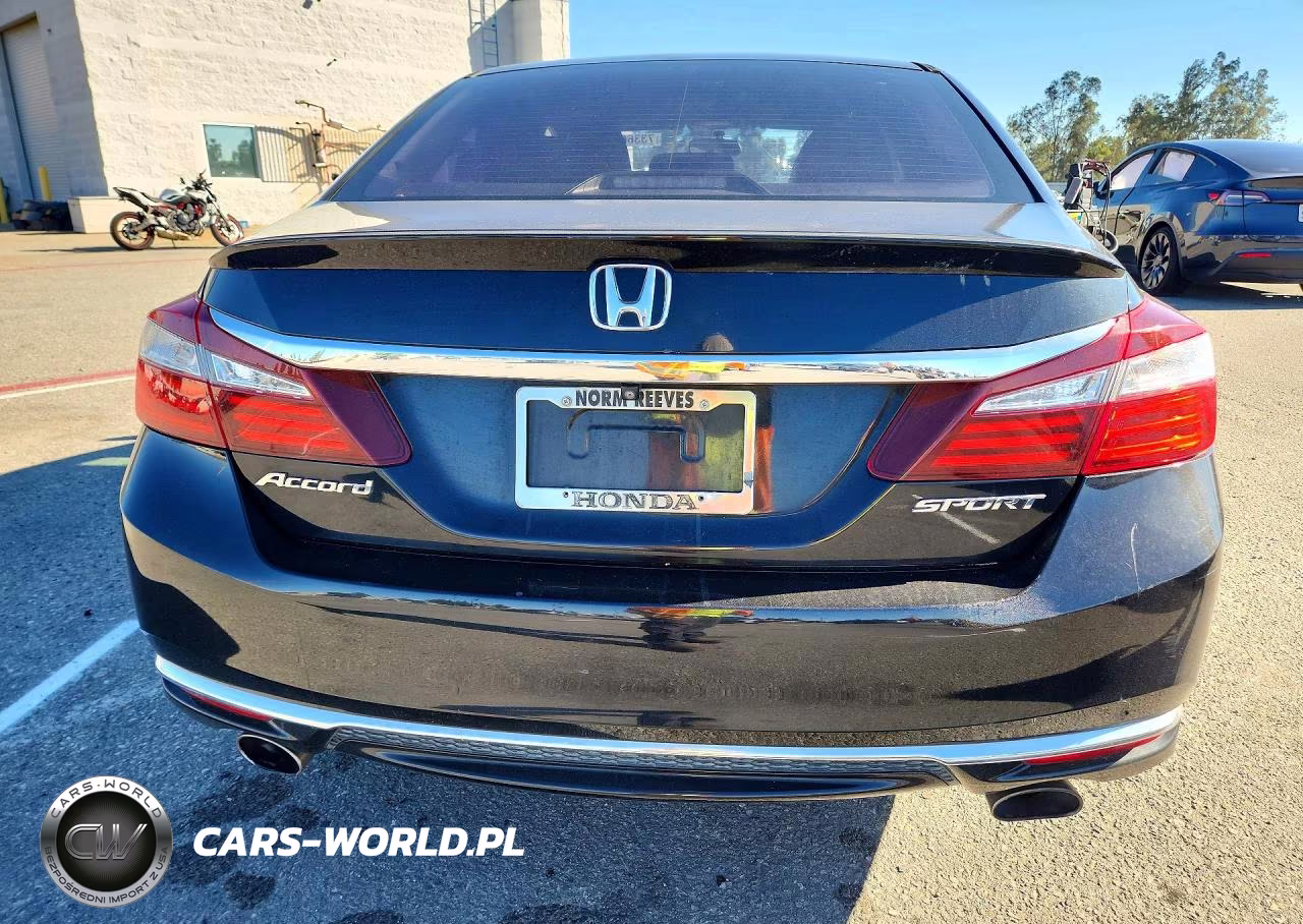 2016 Honda Accord Sport VIN:1HGCR2F57GA157886 - 6