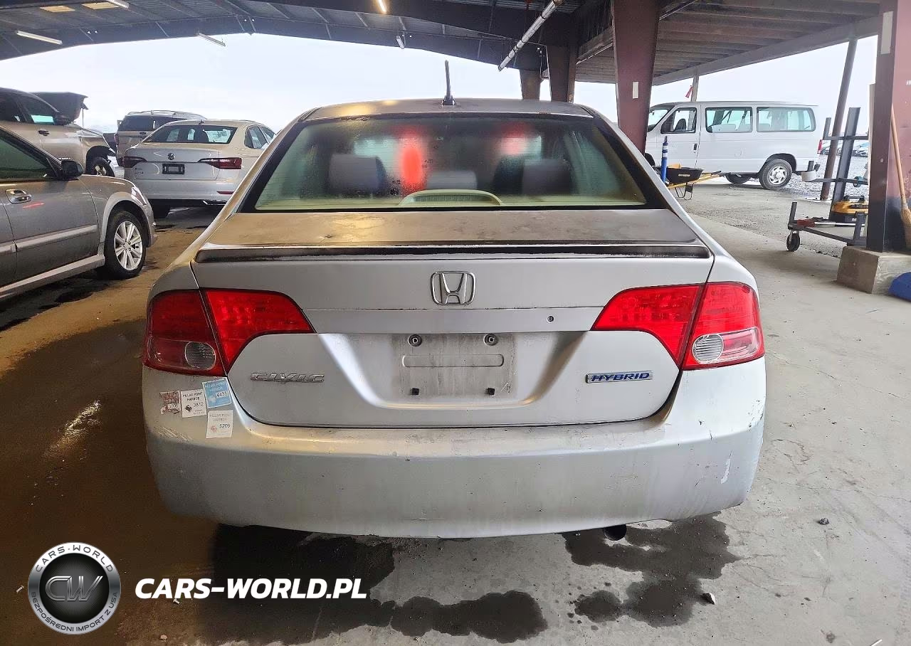 2006 Honda Civic Hybrid VIN:JHMFA36276S014121 - 6
