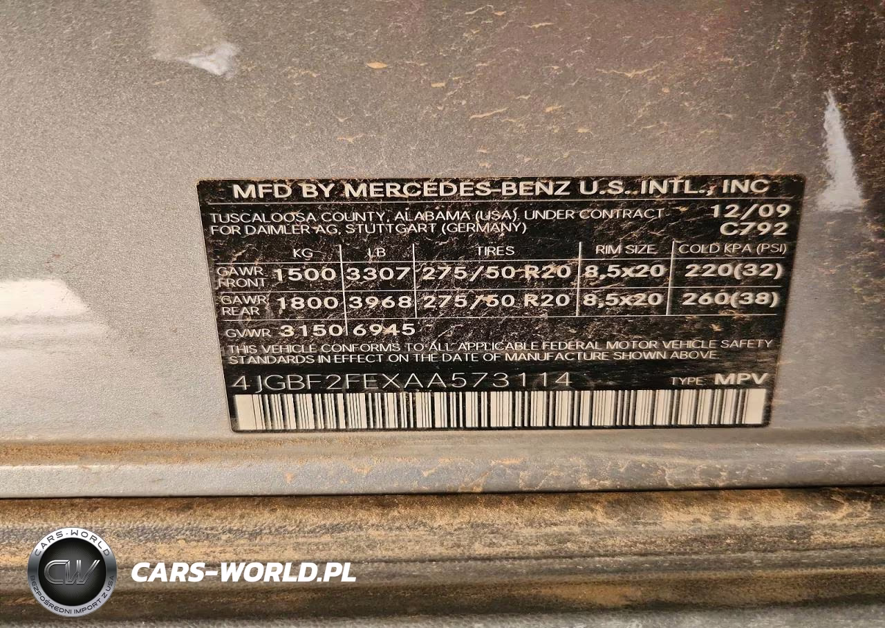 2010 Mercedes-Benz Gl 350 Bluetec VIN:4JGBF2FEXAA573114 - 13