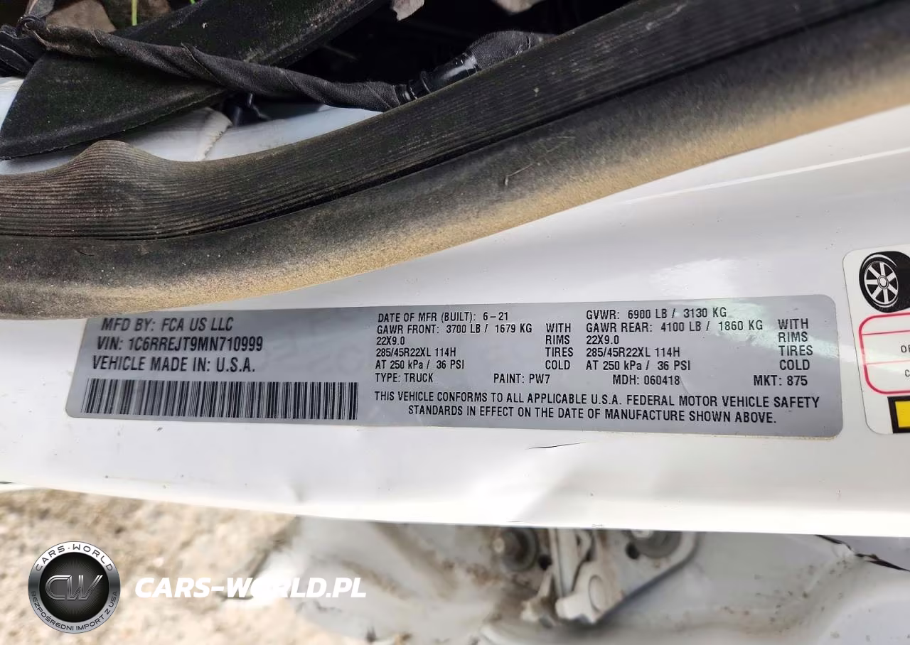2021 Ram 1500 Laramie VIN:1C6RREJT9MN710999 - 12