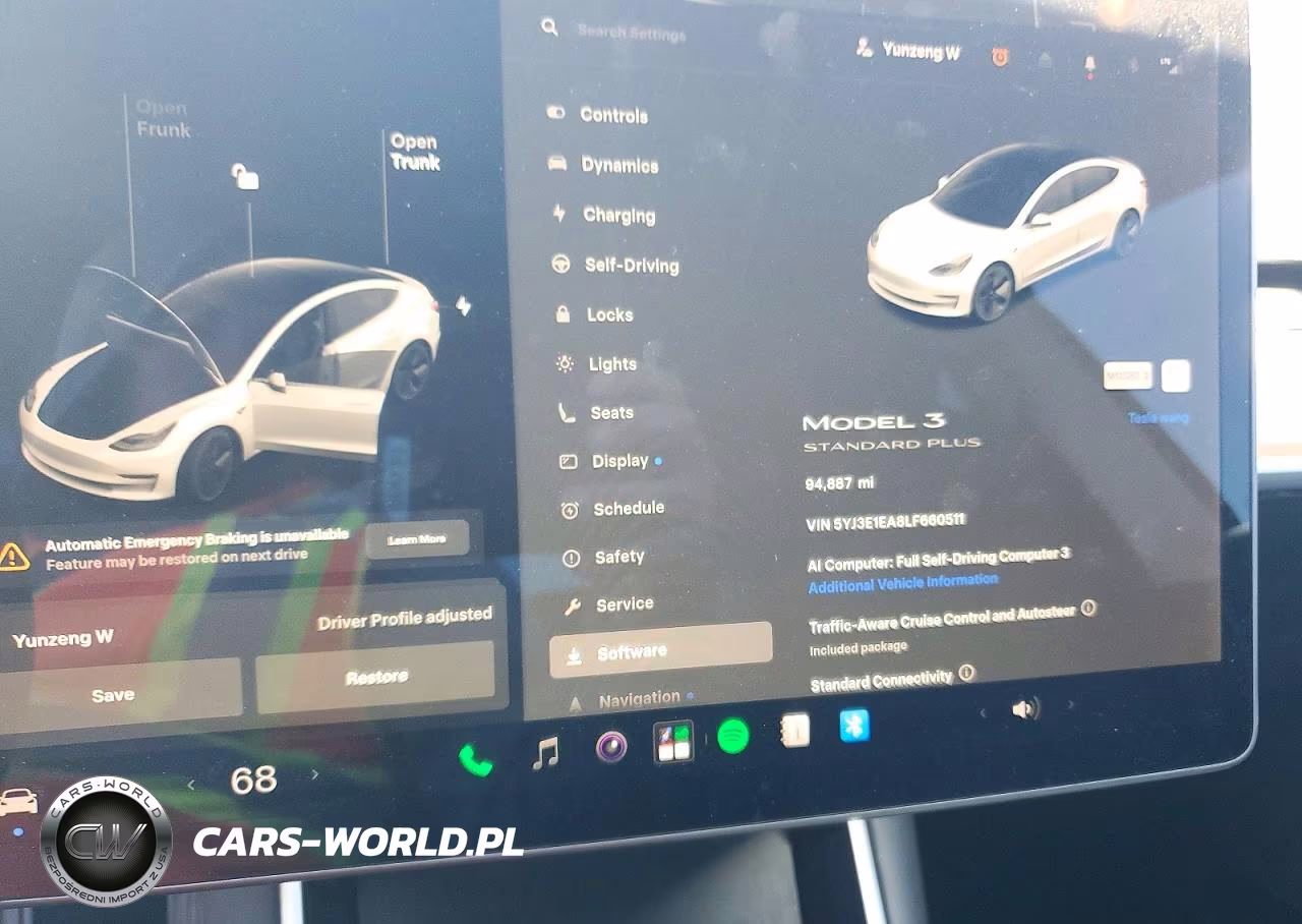 2020 Tesla Model 3 VIN:5YJ3E1EA8LF660511 - 9