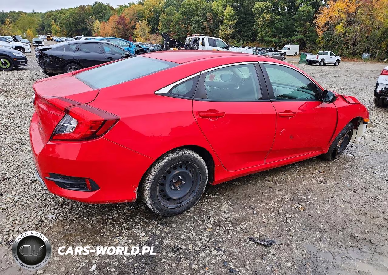 2020 Honda Civic Lx VIN:2HGFC2F64LH569086 - 3