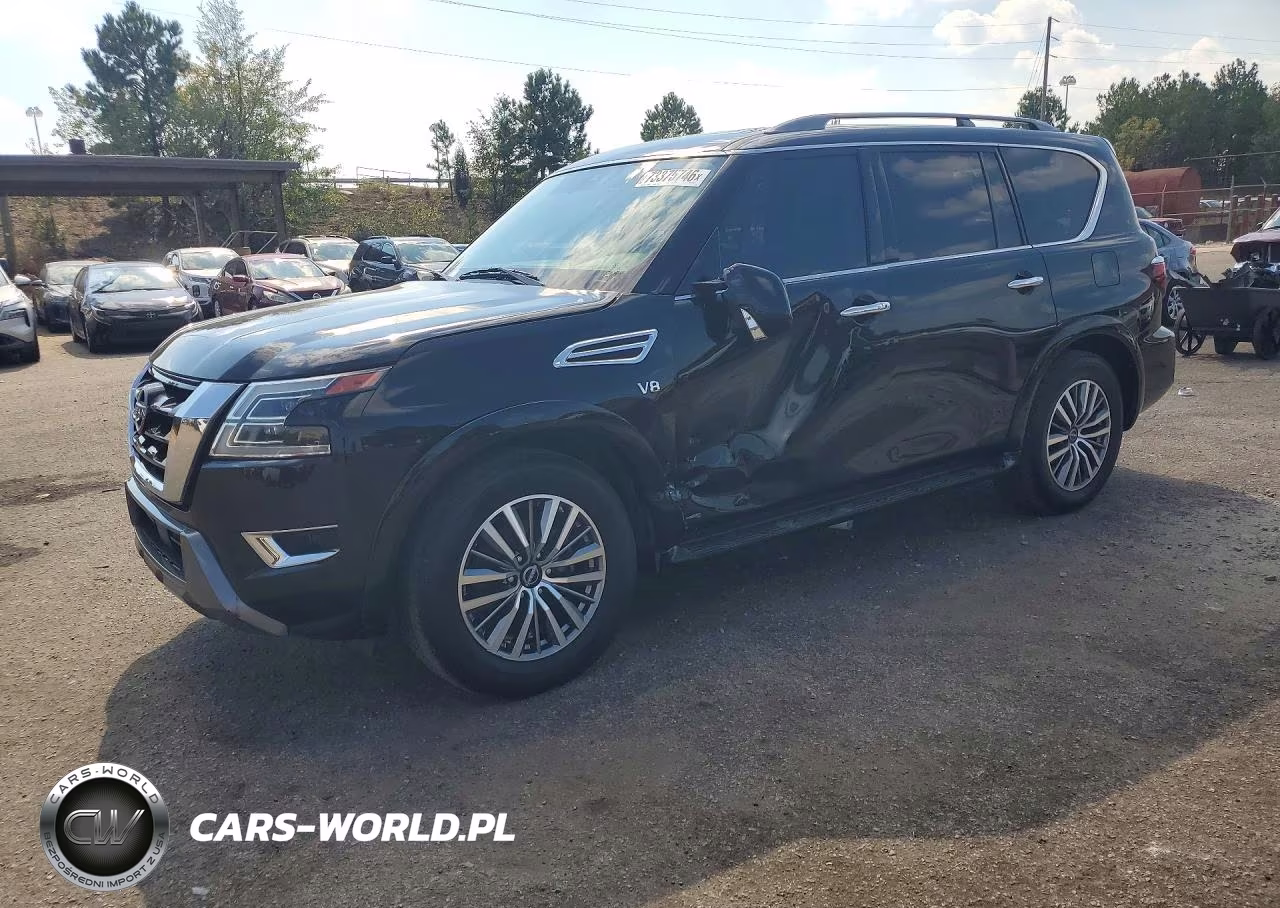 2021 Nissan Armada Sl VIN:JN8AY2BA3M9372050 - 1
