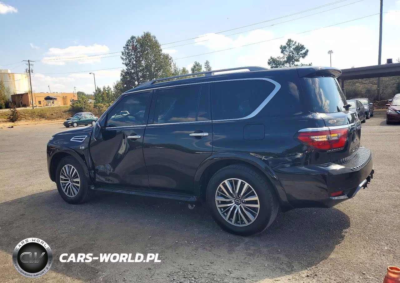 2021 Nissan Armada Sl VIN:JN8AY2BA3M9372050 - 2