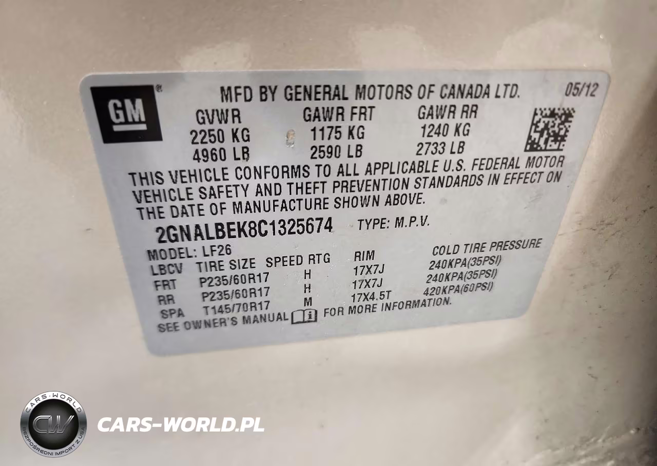 2012 Chevrolet Equinox Ls VIN:2GNALBEK8C1325674 - 13
