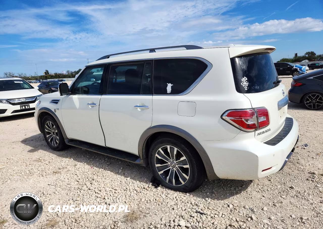 2019 Nissan Armada Sl VIN:JN8AY2ND4KX009612 - 2