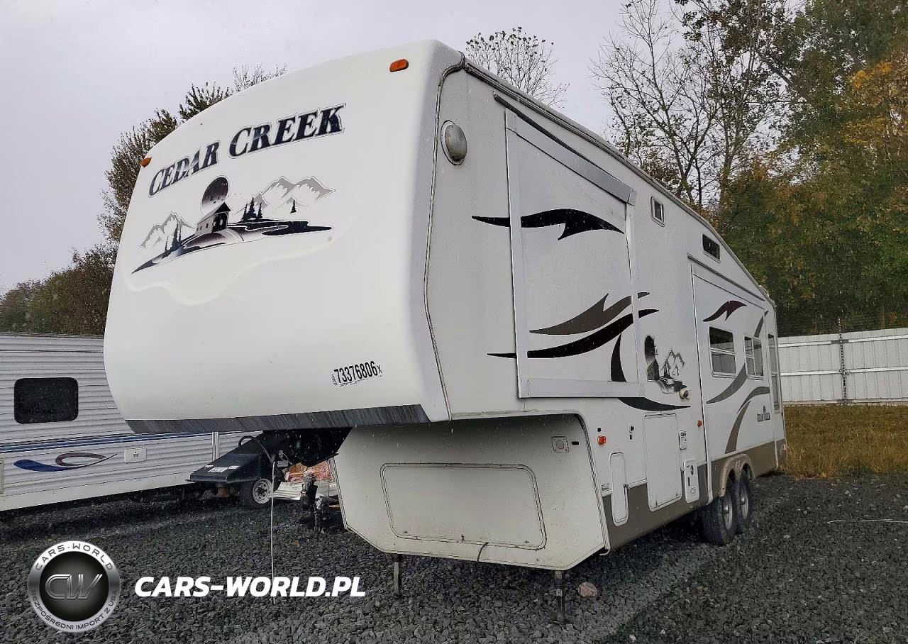 2005 Forest River Cedar Creek Camper VIN:4X4FCRF235P190531 - 2