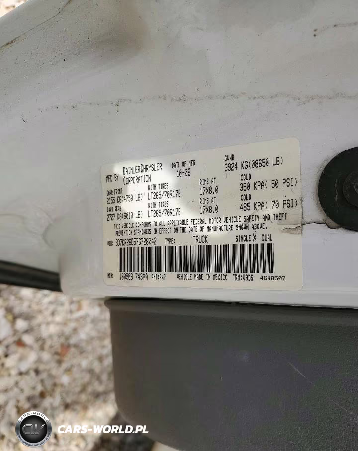 2007 Dodge Ram 2500 St VIN:3D7KR26D57G728042 - 12