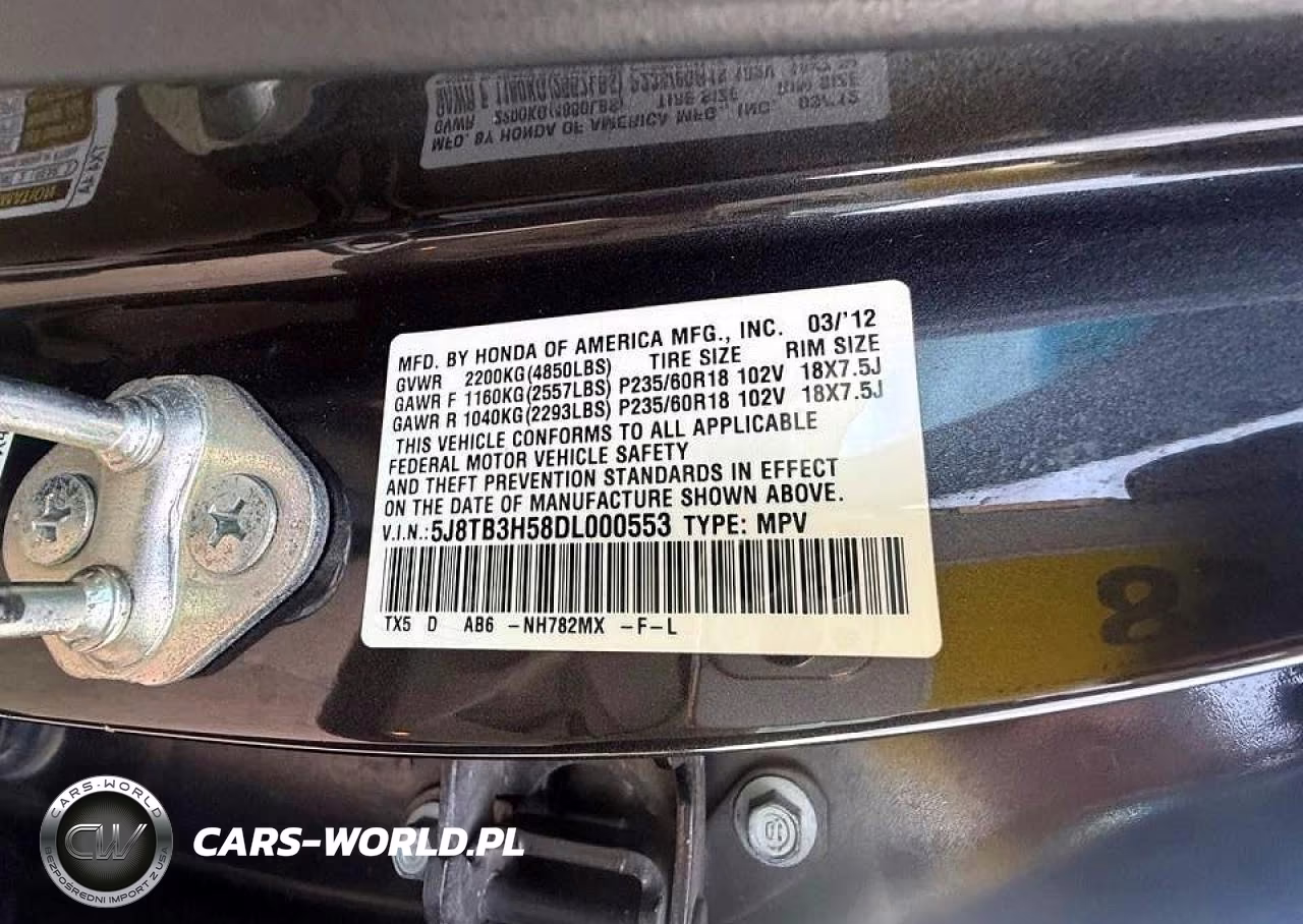 2013 Acura Rdx Technology VIN:5J8TB3H58DL000553 - 10