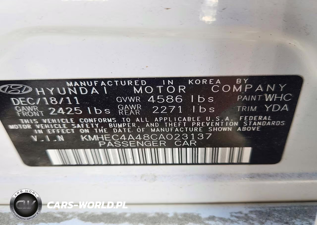 2012 Hyundai Sonata Hybrid VIN:KMHEC4A48CA023137 - 12