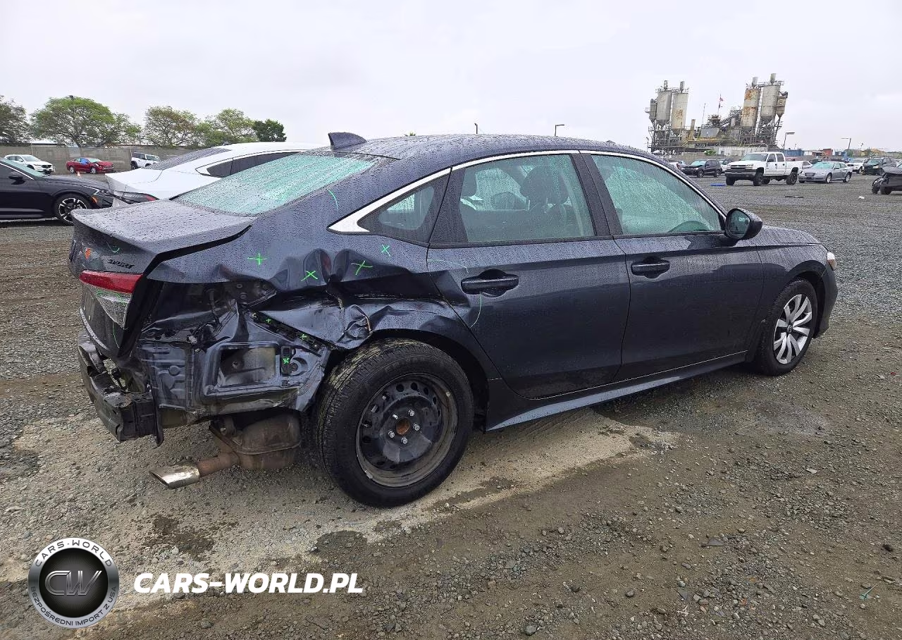 2025 Honda Civic Lx VIN:2HGFE2F22SH590492 - 3