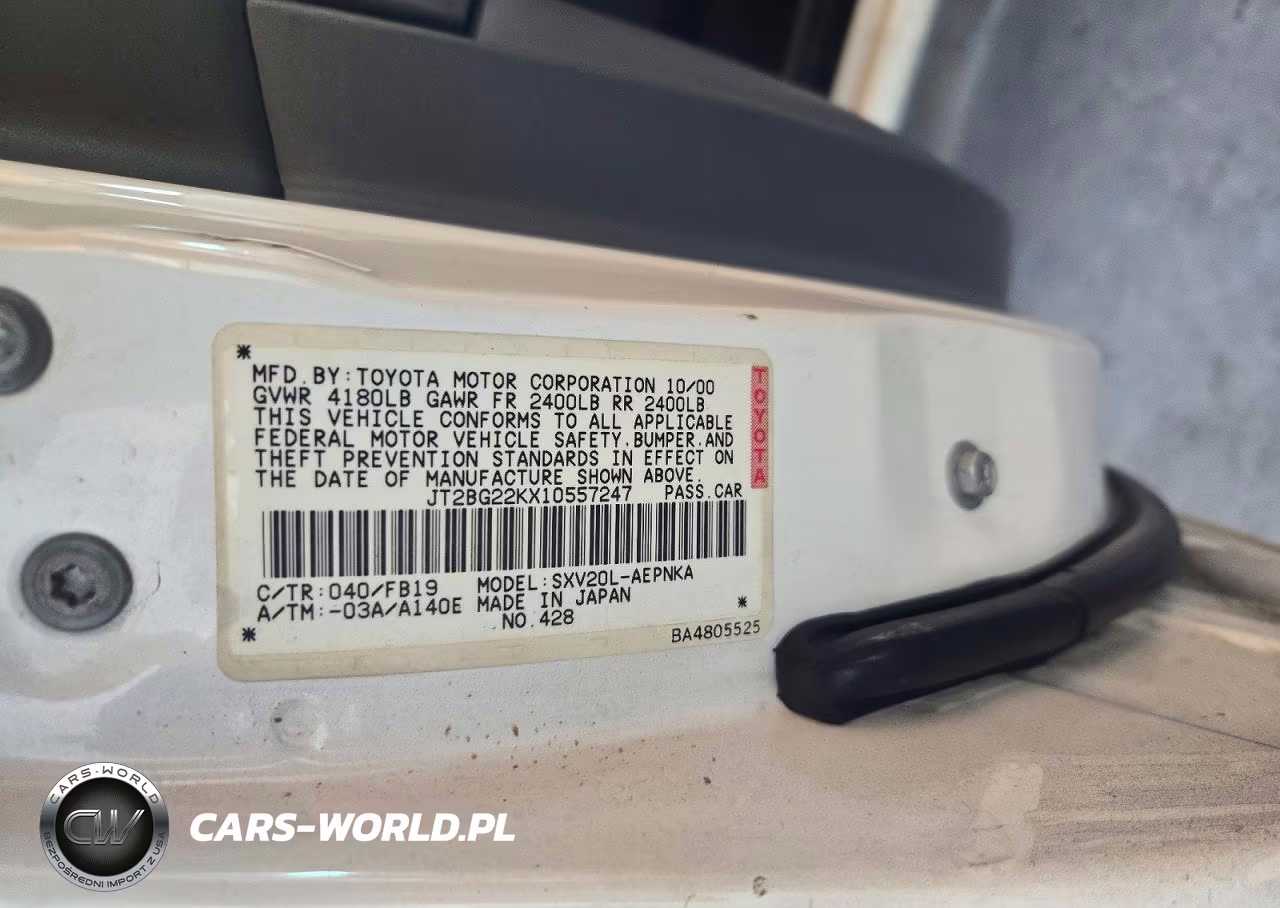 2001 Toyota Camry Le VIN:JT2BG22KX10557247 - 12