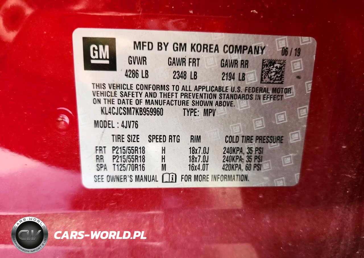 2019 Buick Encore Essence VIN:KL4CJCSM7KB959960 - 13