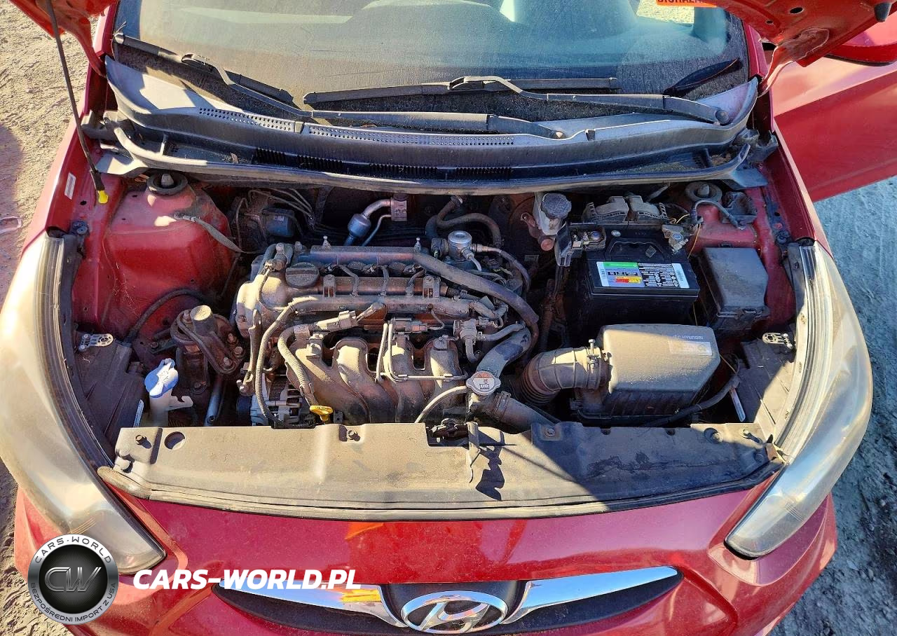 2013 Hyundai Accent Gls VIN:KMHCT4AE1DU521745 - 11